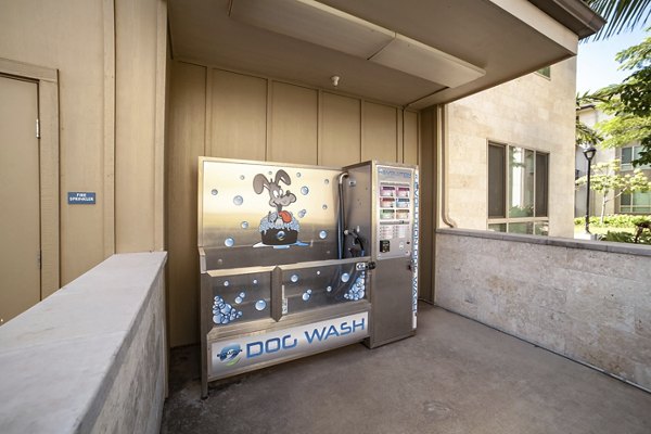 dog wash station at Kapolei Lofts Apartments