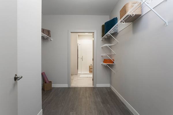 closet at The Andi Apartments