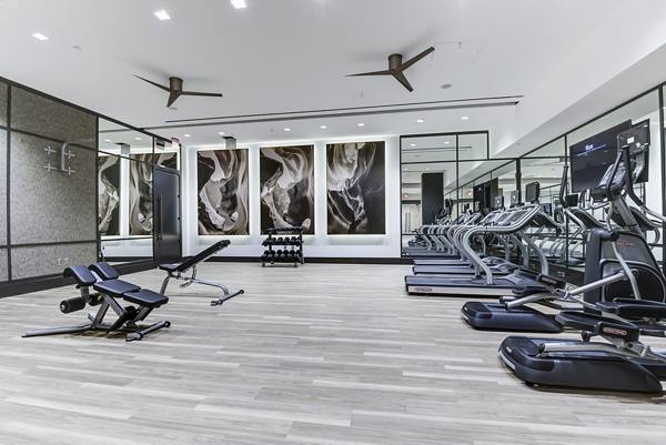 fitness center at Valo Apartments                    
                                               