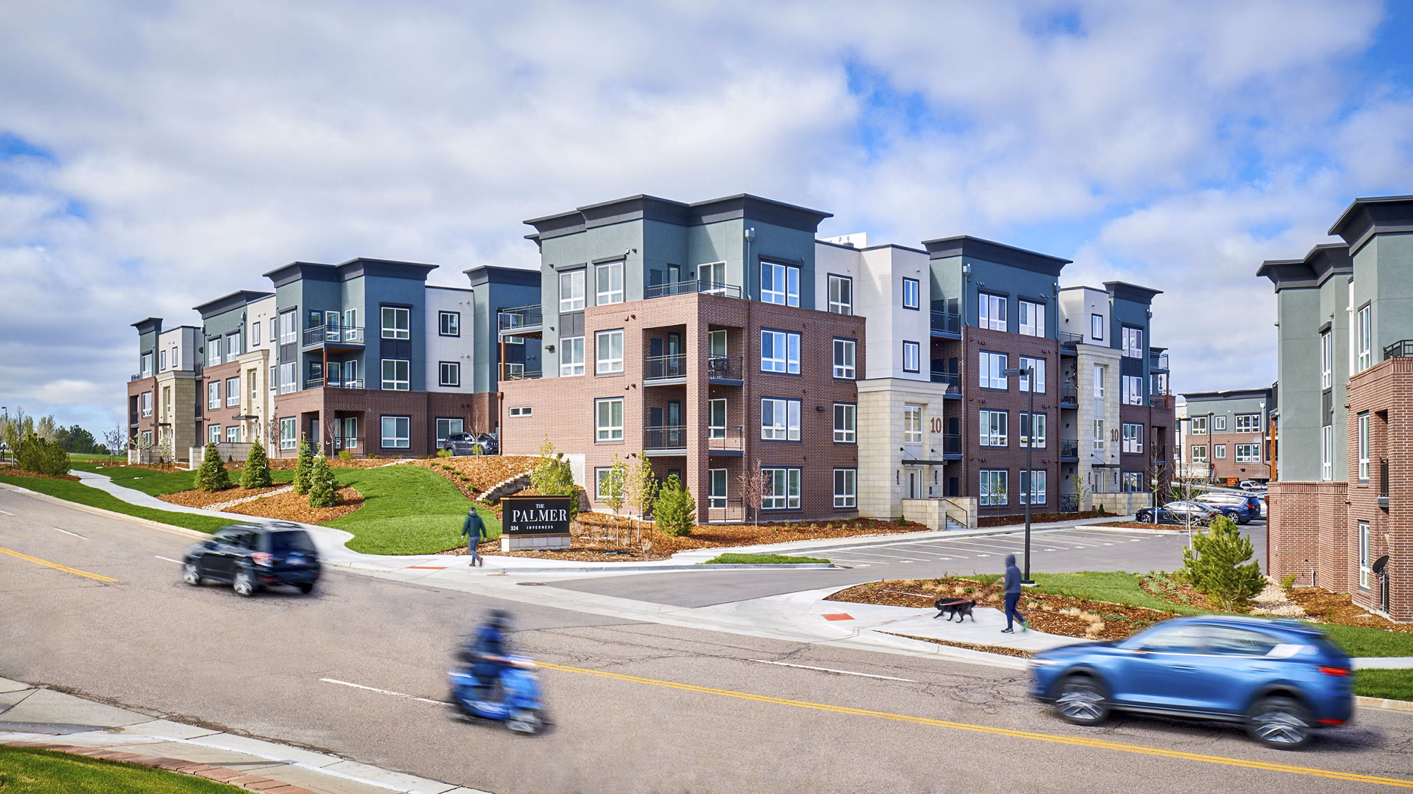 building/exterior at The Palmer Apartments