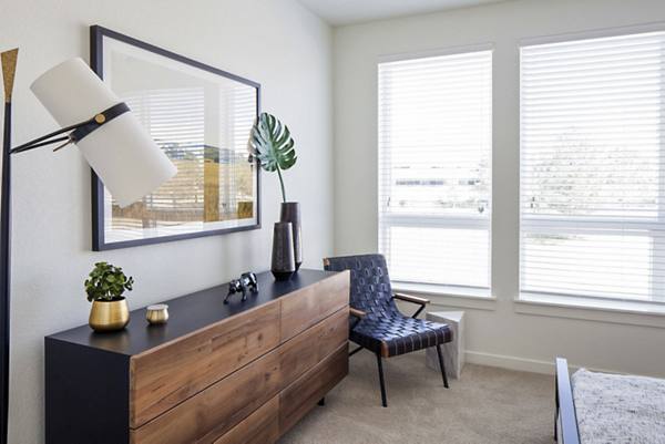 bedroom at The Palmer Apartments