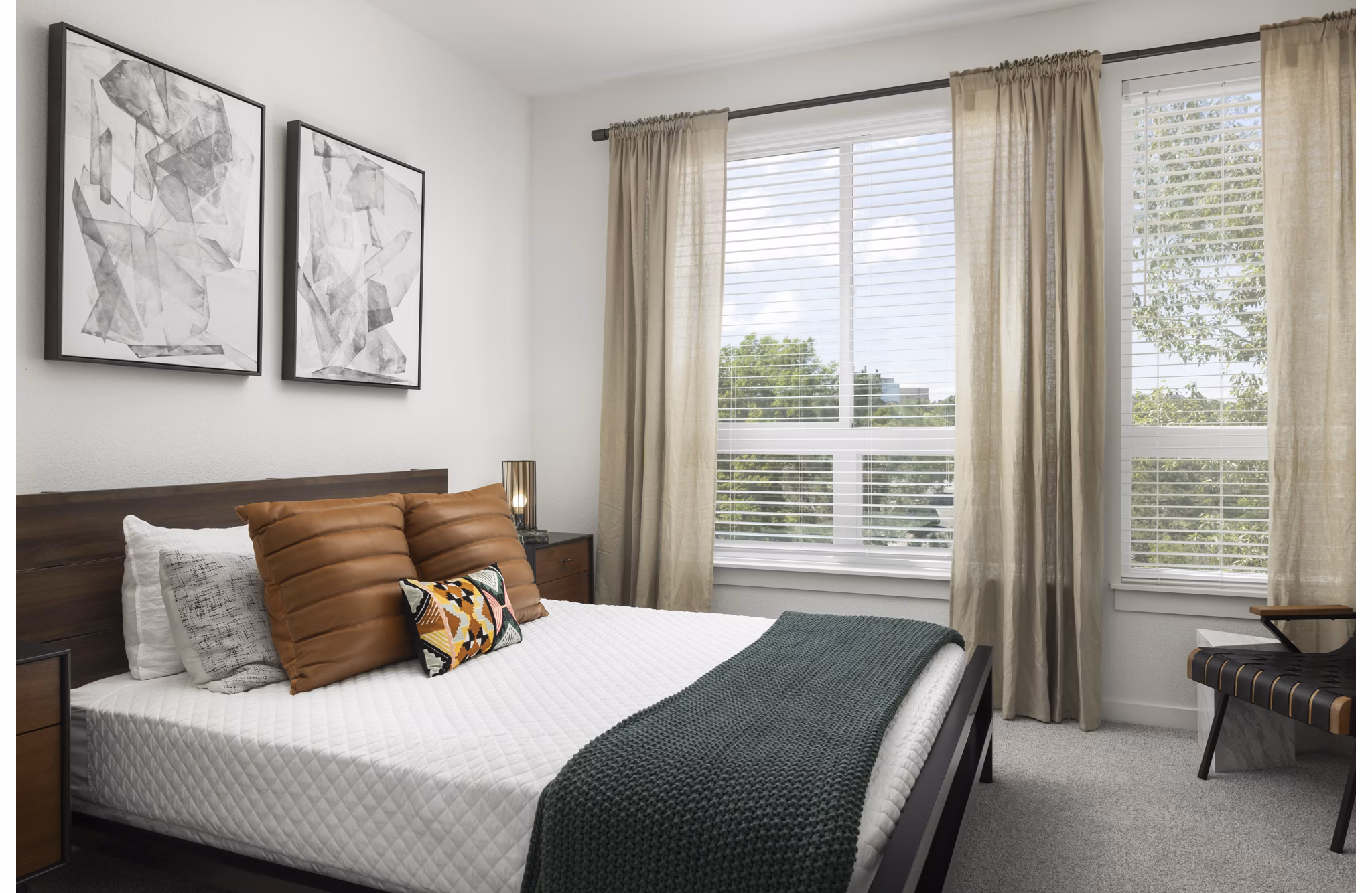 Bedroom at The Palmer Apartments