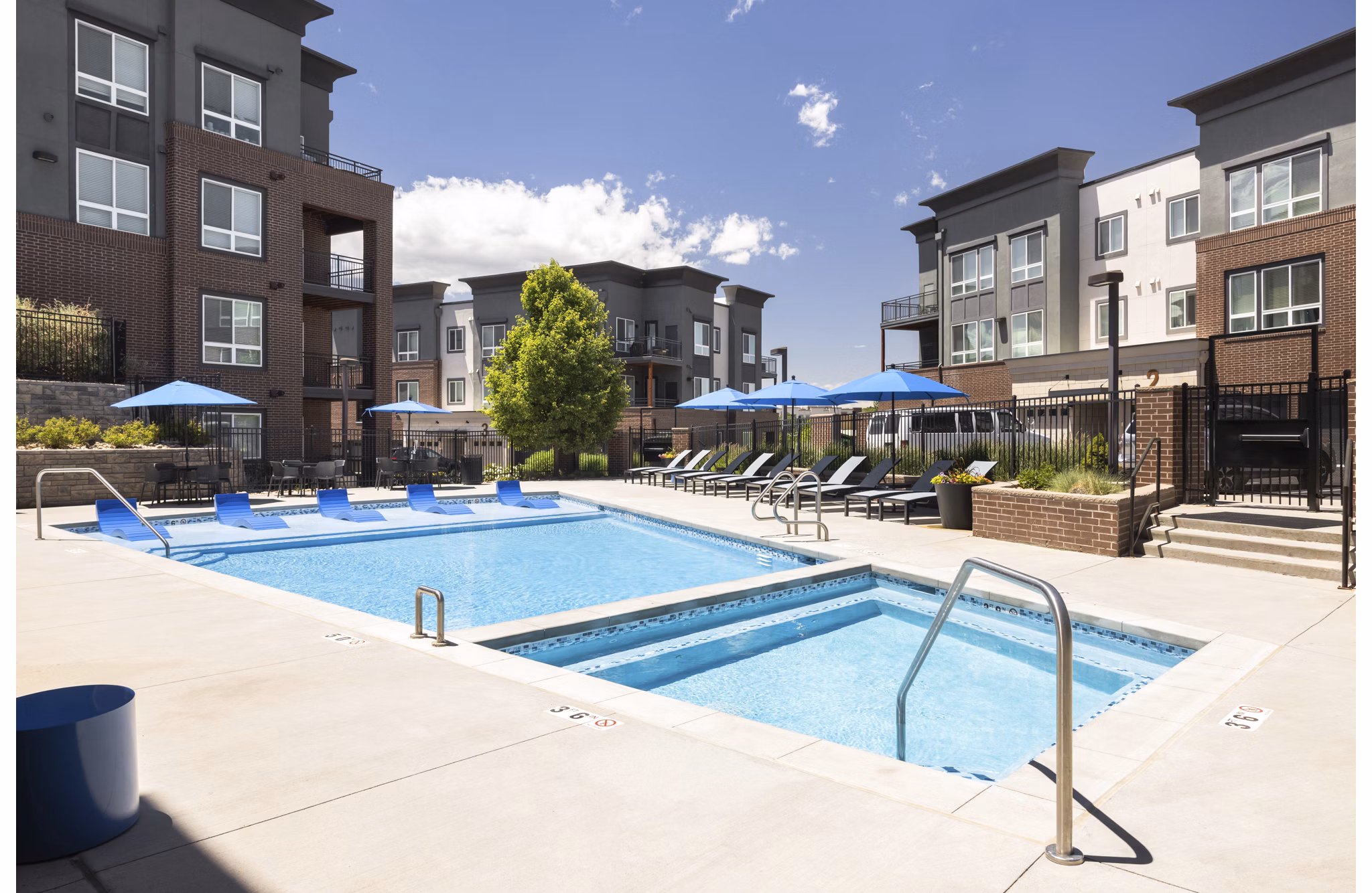 Pool at The Palmer Apartments