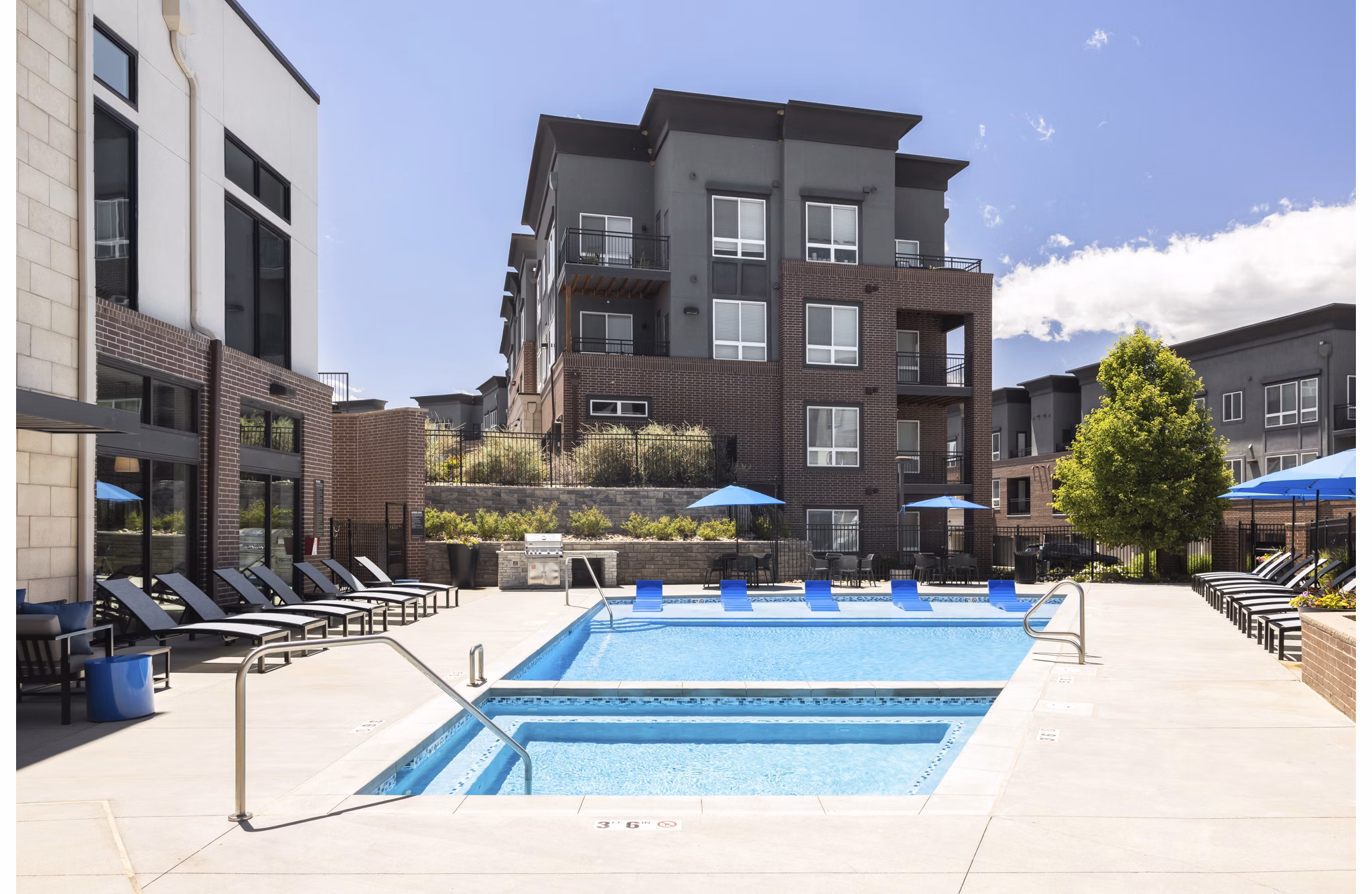 Pool at The Palmer Apartments