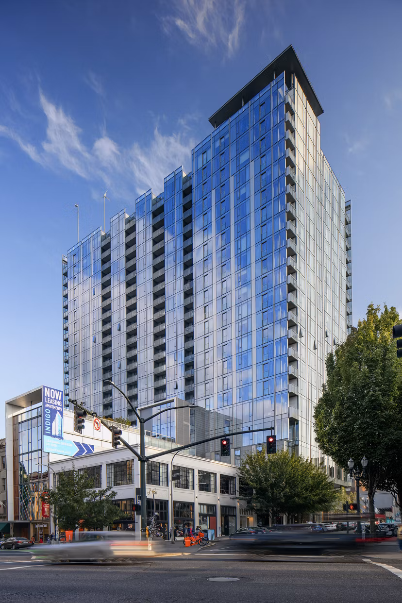 Indigo at Twelve West: Contemporary luxury apartment in Portland