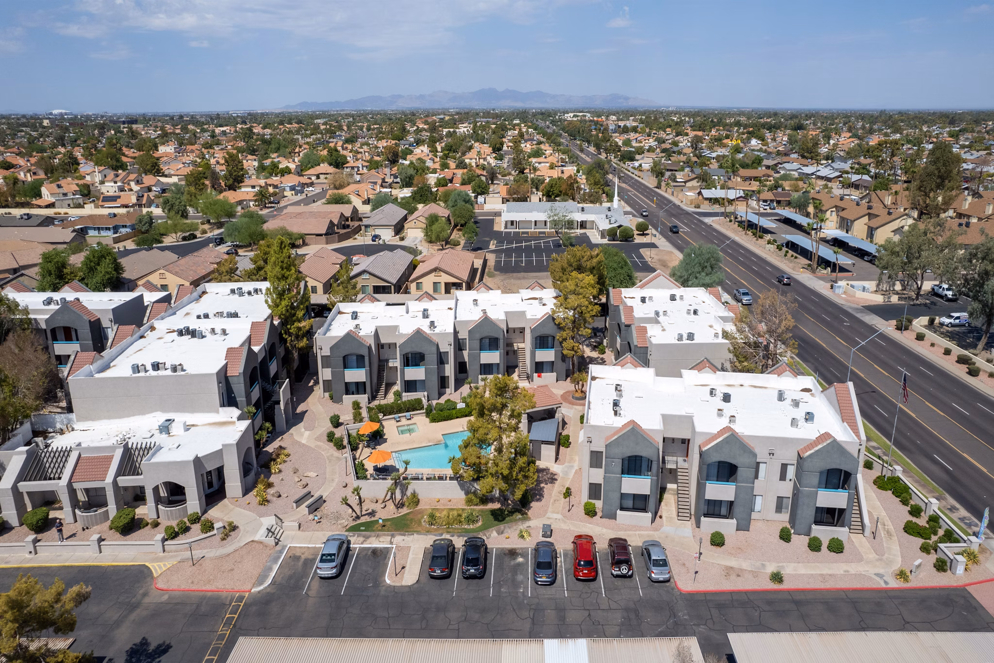 building at Paseo 51 Apartments