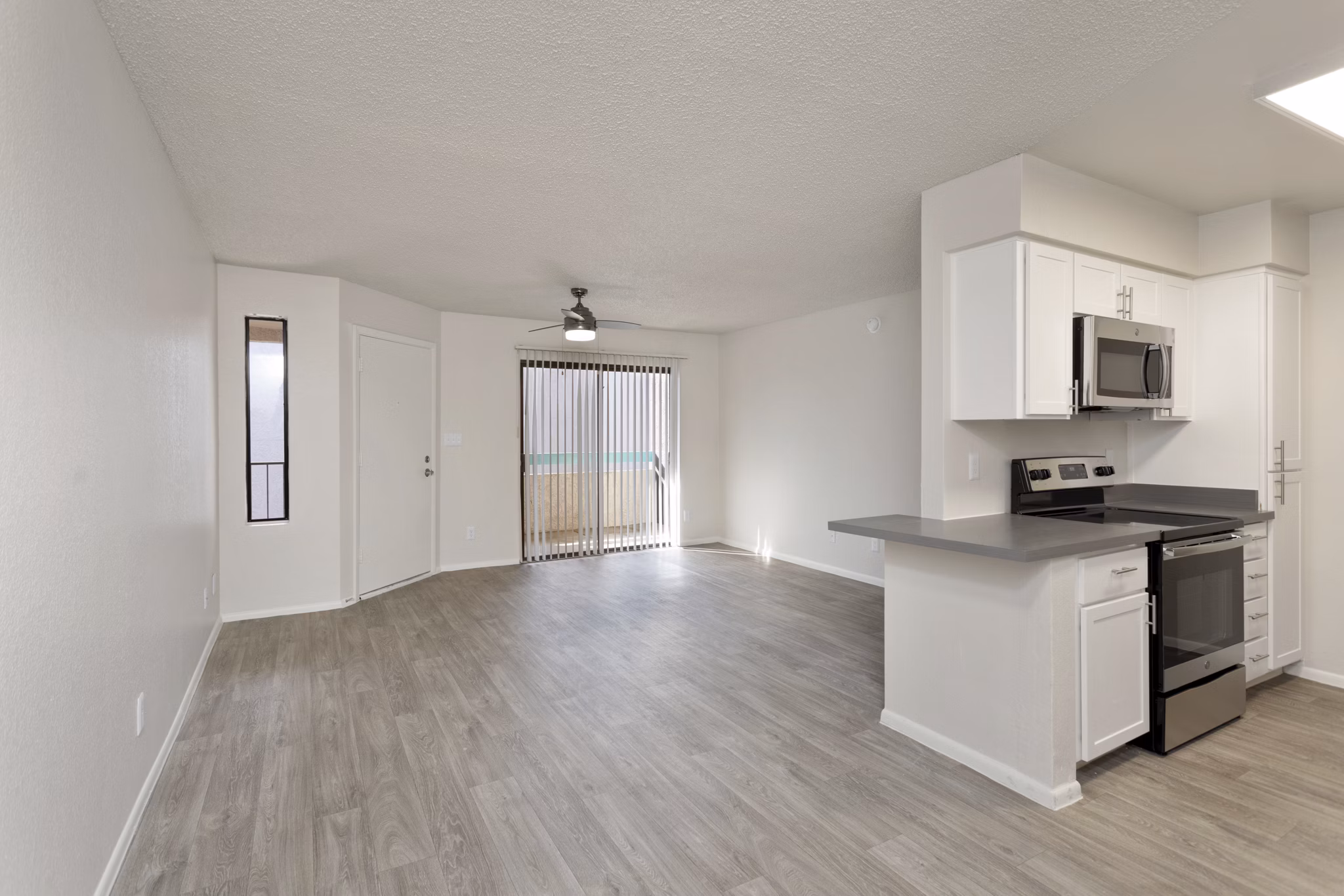 Living Room at Paseo 51 Apartments