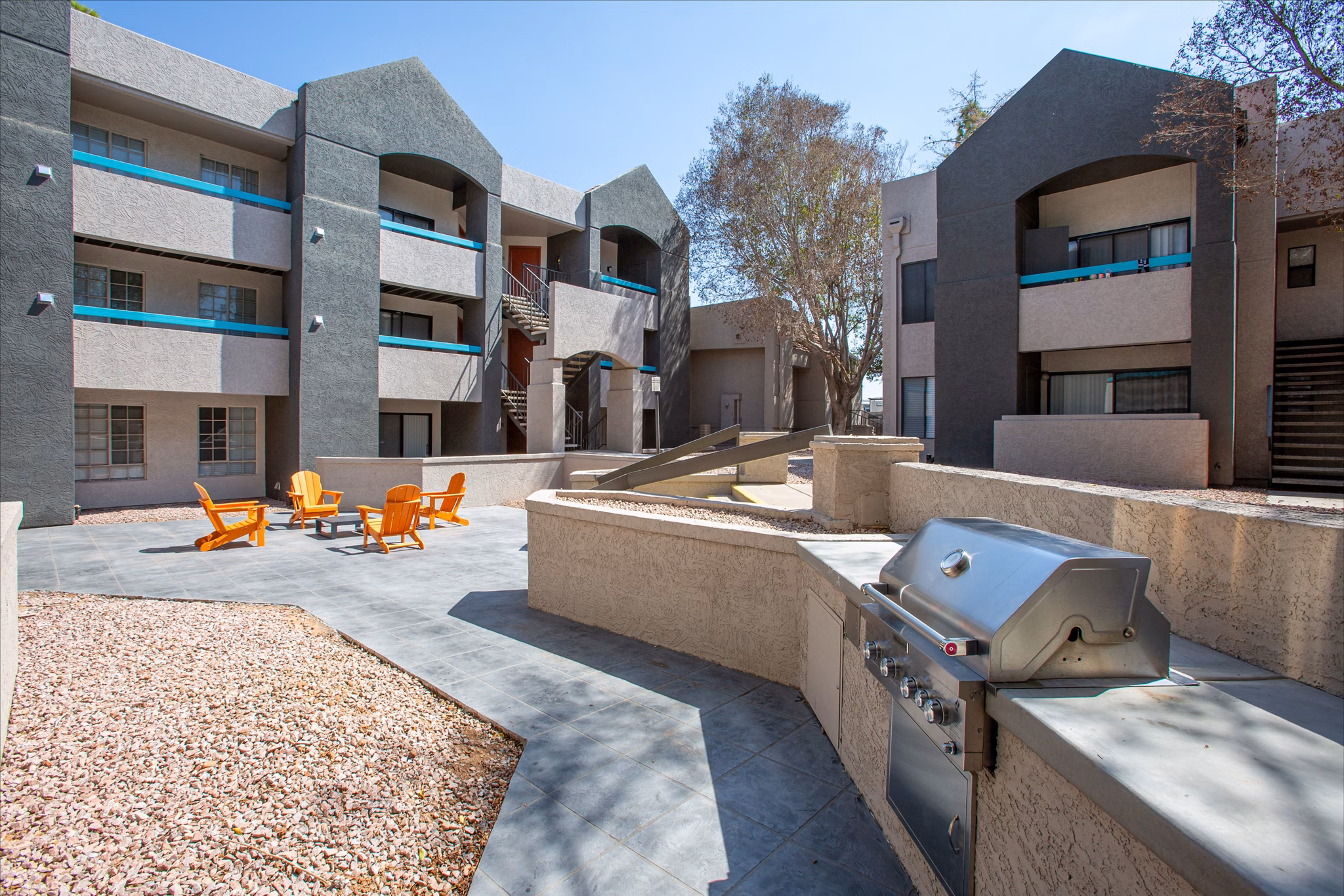 Patio at Paseo 51 Apartments