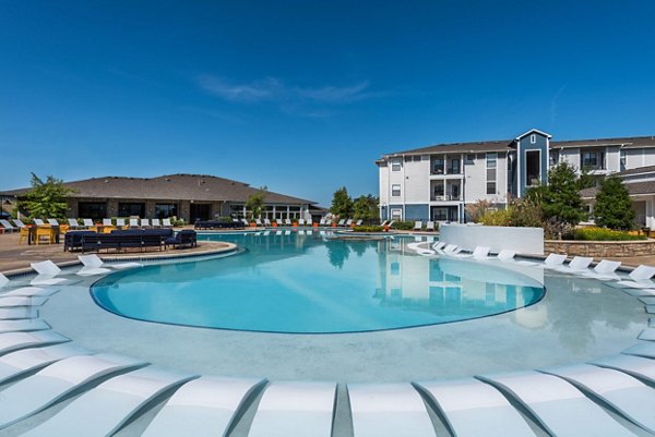 Pristine outdoor pool at Domain at Town Centre Apartments, Morgantown - a luxury Greystar community