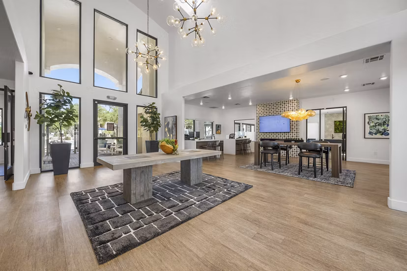 clubhouse at Finisterra Apartments