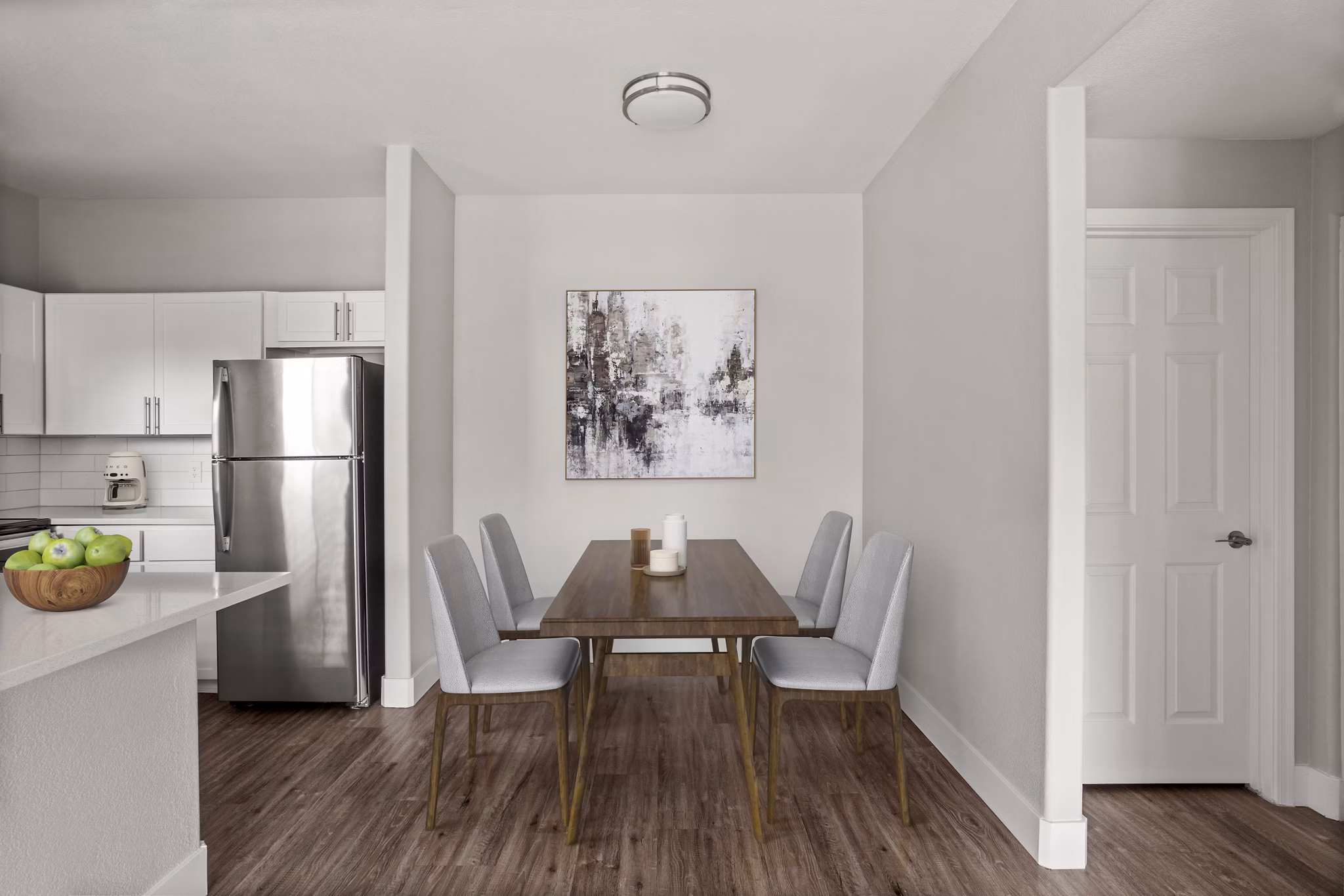 dining room at Finisterra Apartments