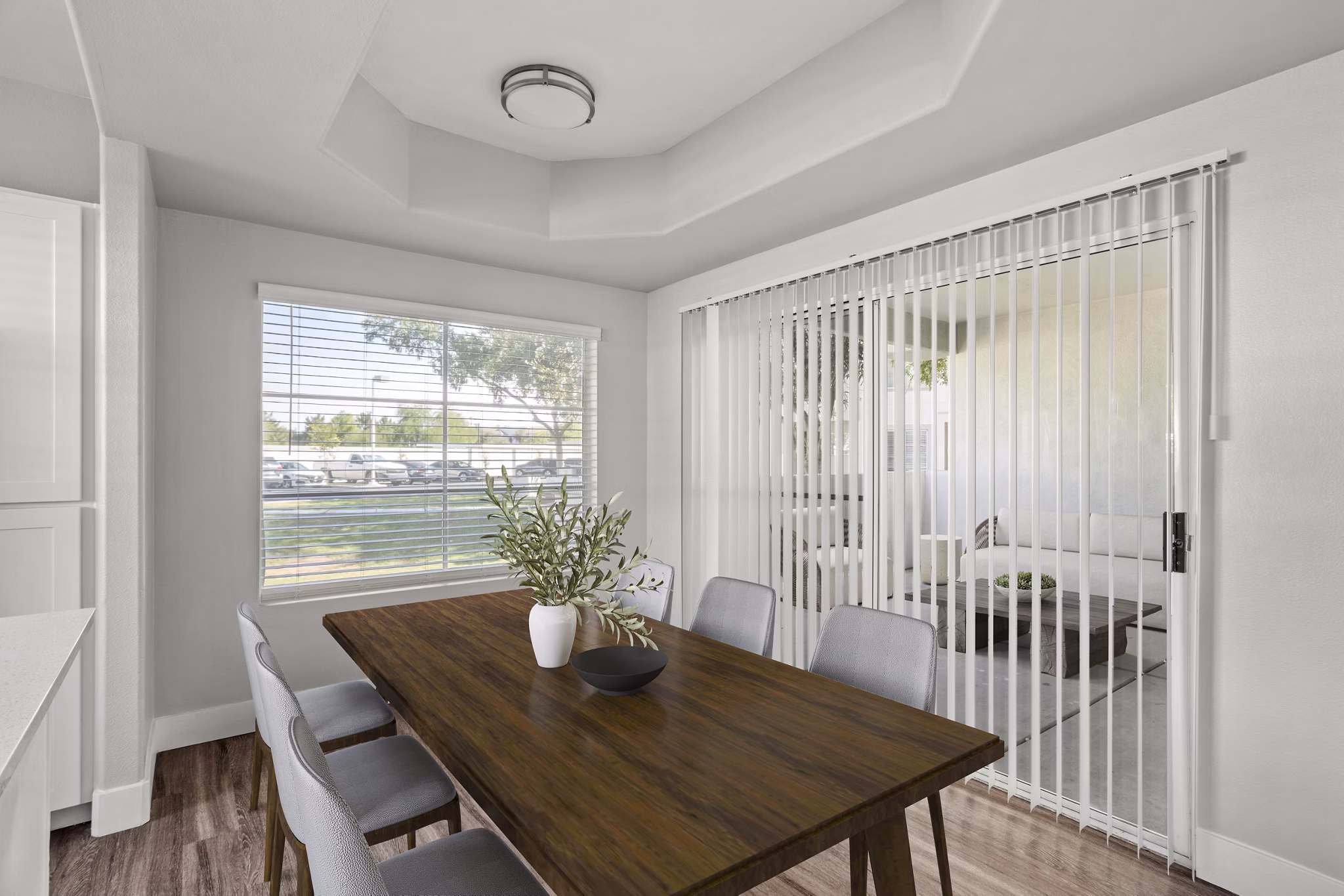 dining room at Finisterra Apartments