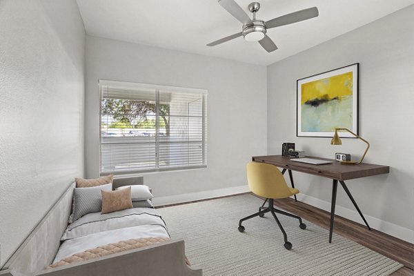 living room at Finisterra Apartments