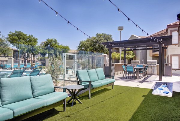 patio at Finisterra Apartments