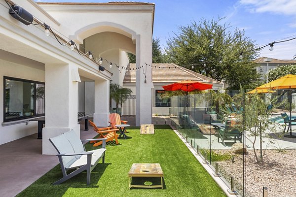 patio at Finisterra Apartments