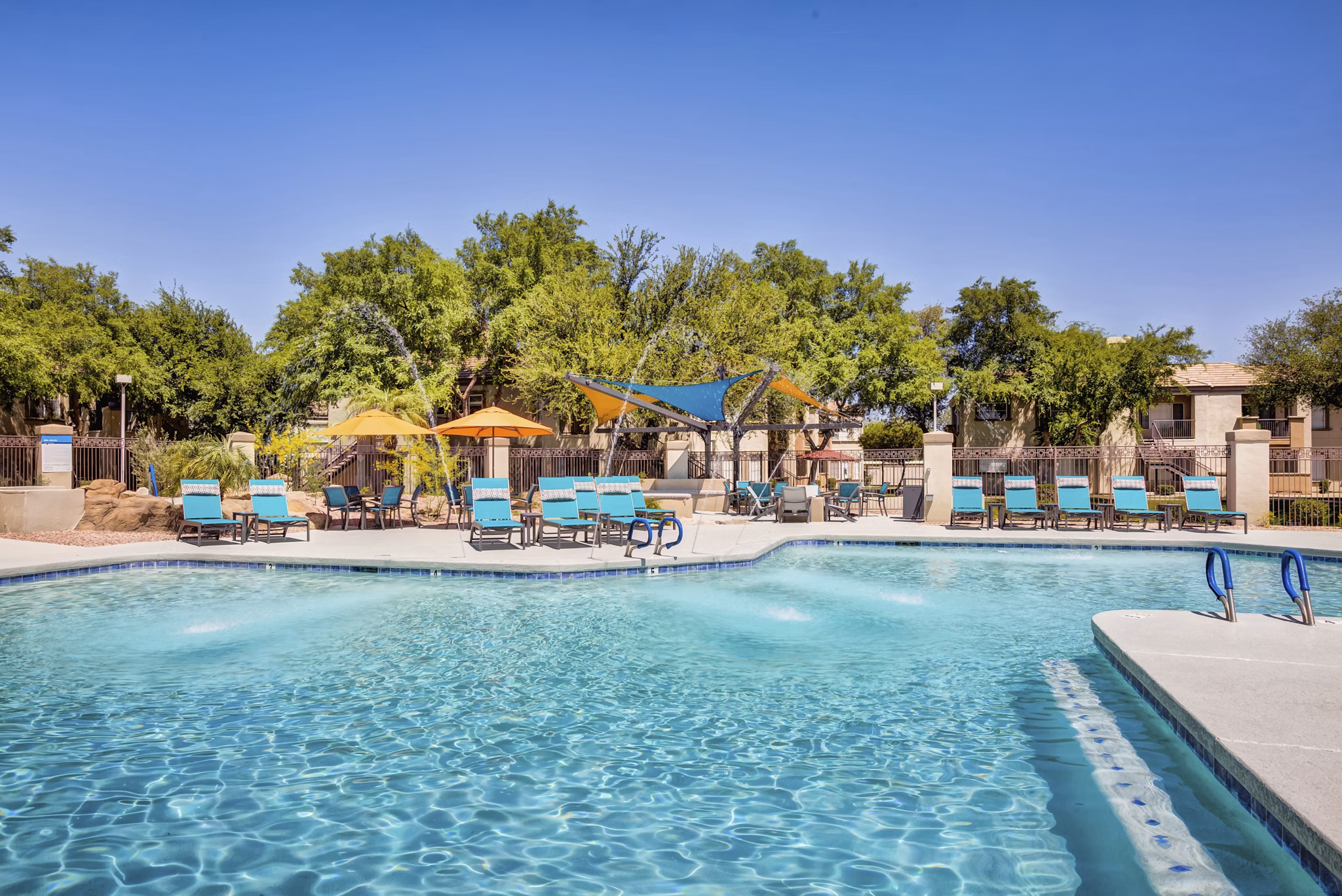 pool at Finisterra Apartments
