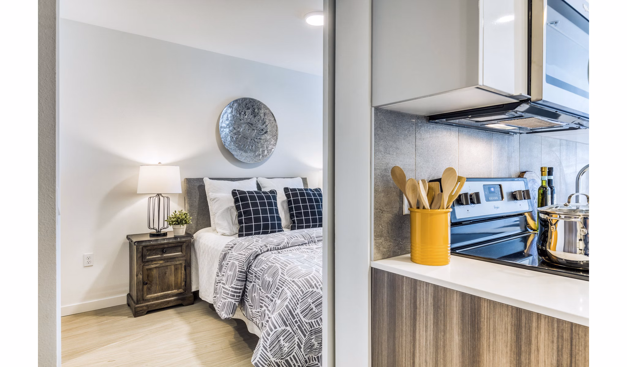 bedroom at Orion Apartments