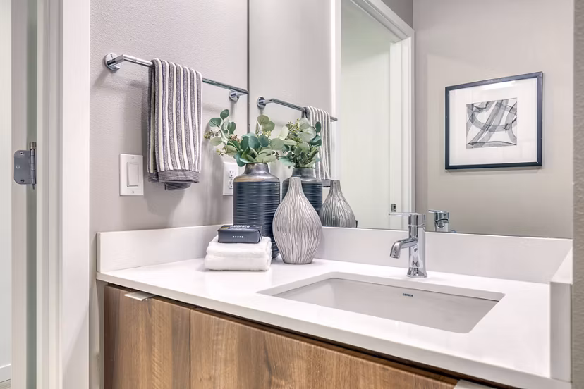 bathroom at Orion Apartments
