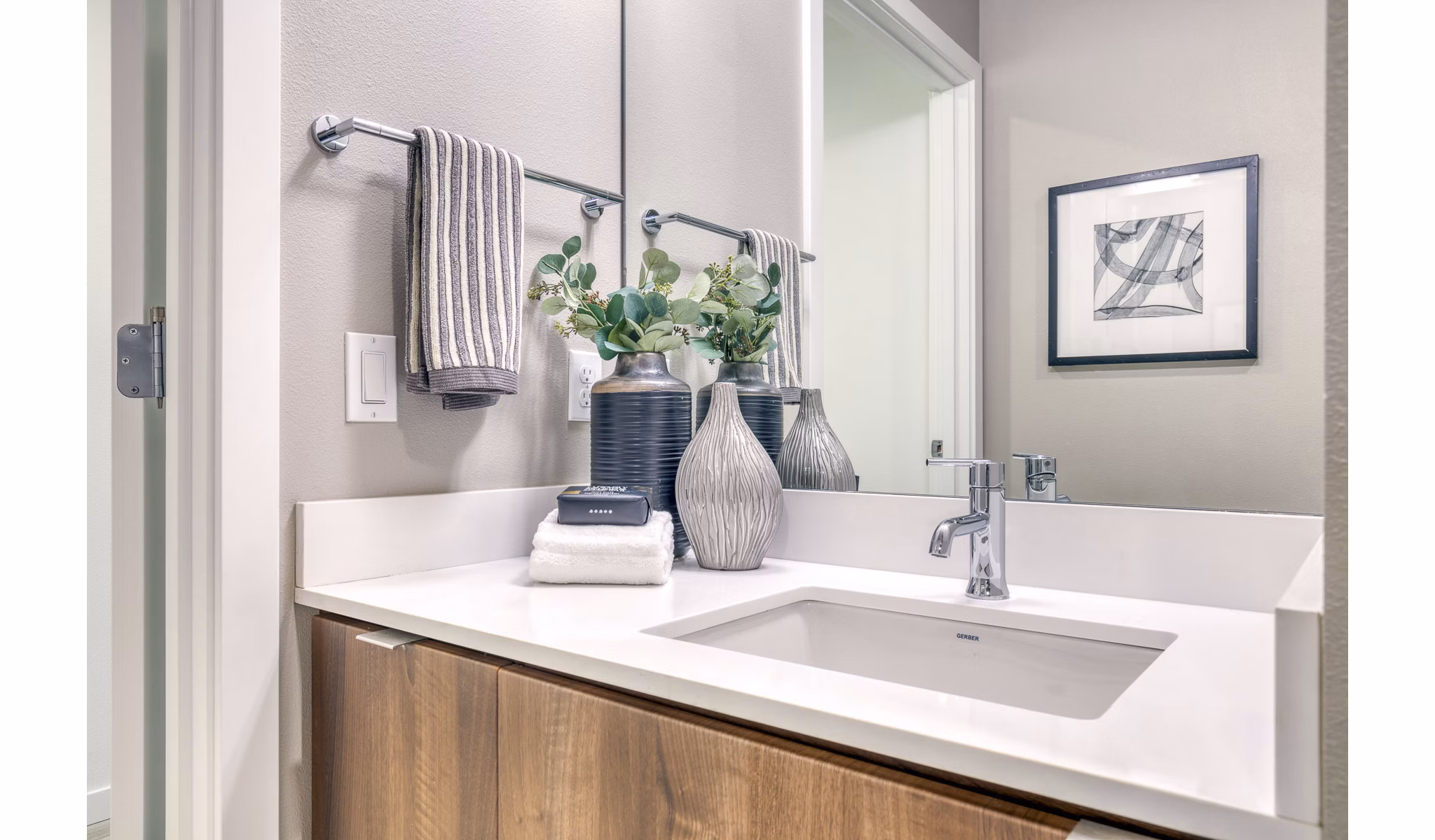 bathroom at Orion Apartments