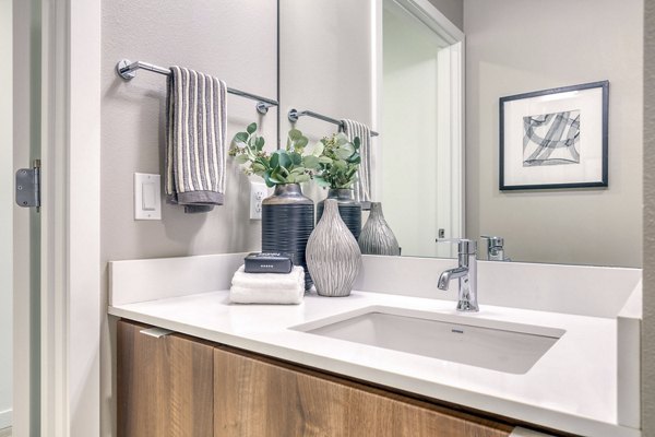 bathroom at Orion Apartments