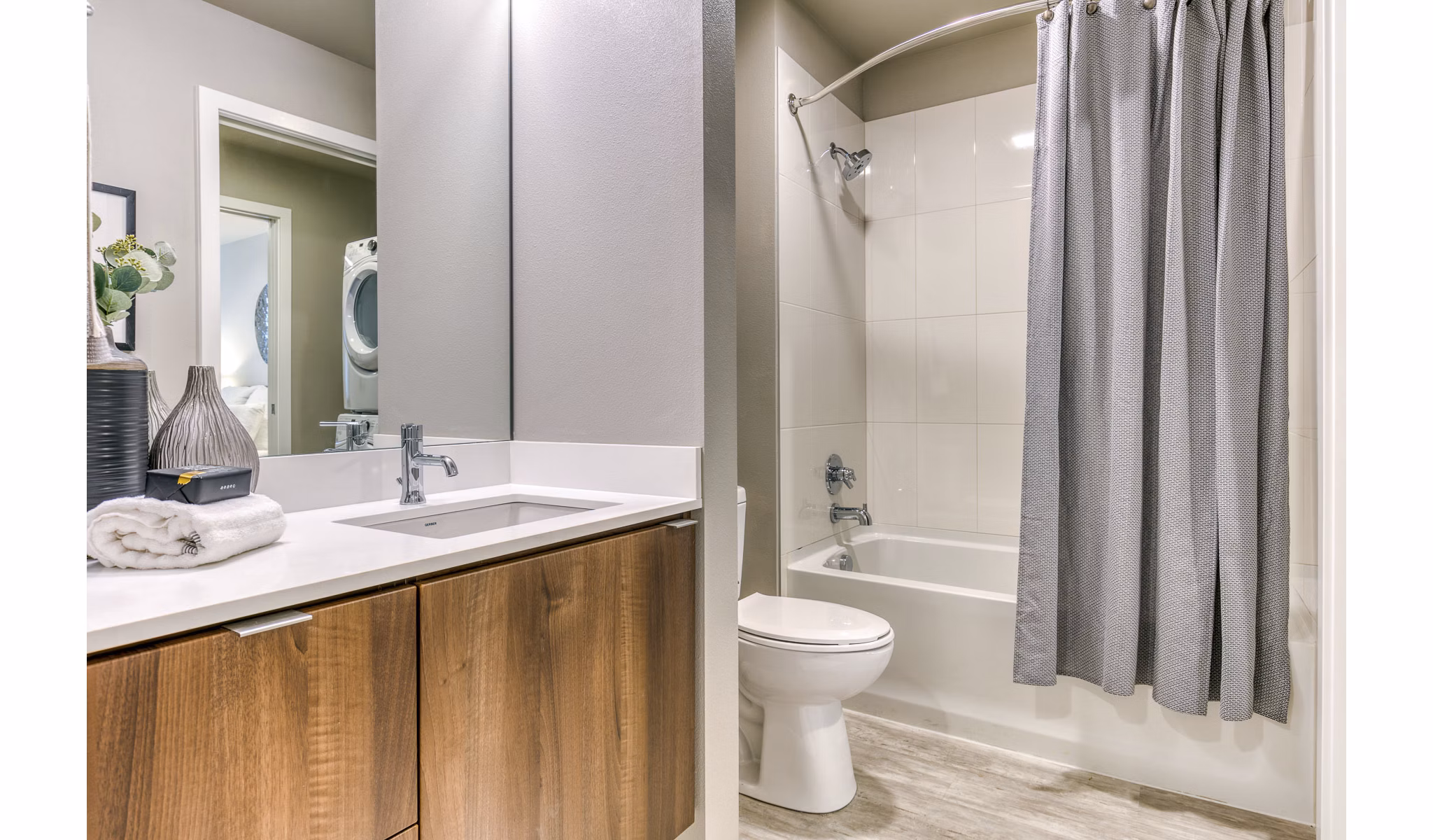 bathroom at Orion Apartments