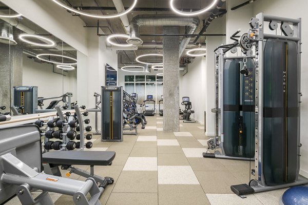 fitness center at  Orion Apartments