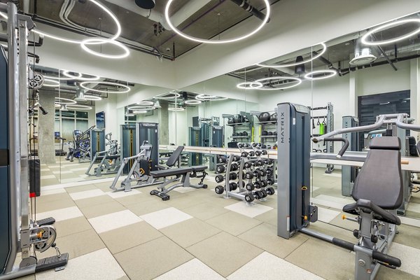 fitness center at  Orion Apartments