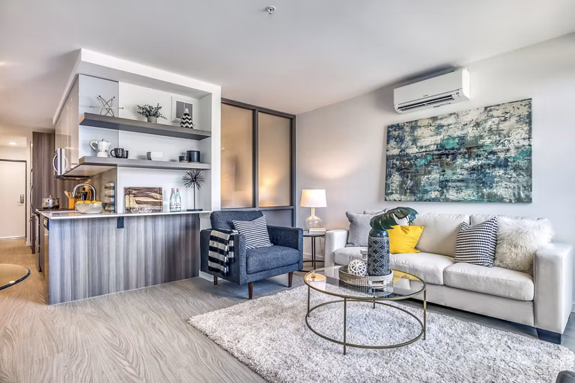 living room at Orion Apartments