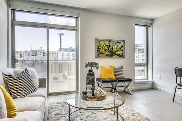 living room at Orion Apartments