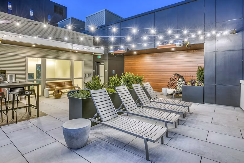 patio at  Orion Apartments