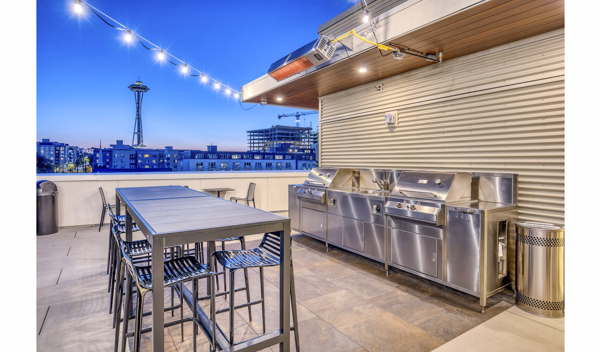 grill area/patio at  Orion Apartments