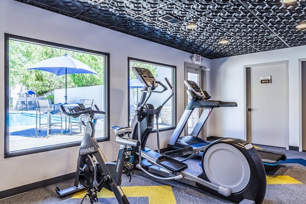 fitness center at The Village at Tierra Antigua Apartments