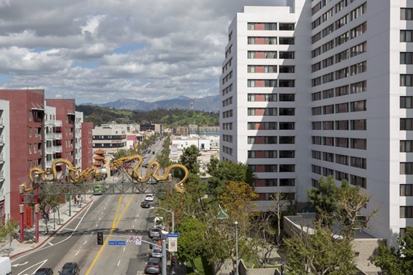 Charming modern architecture in the neighborhood of LA Plaza Village Apartments