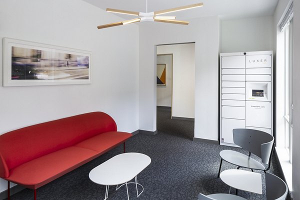Mail room and parcel pickup service at Union House Apartments for resident convenience
