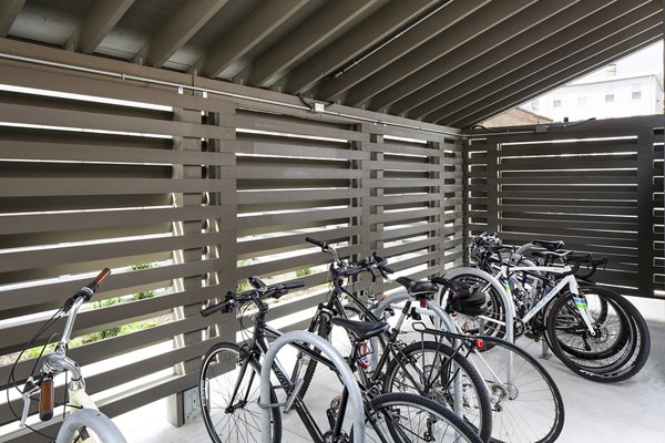 bike storage at Union House Apartments