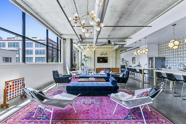 clubhouse/lobby at West Village Apartments