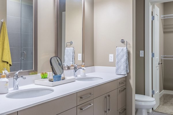 bathroom at Elan Yorktown Apartments