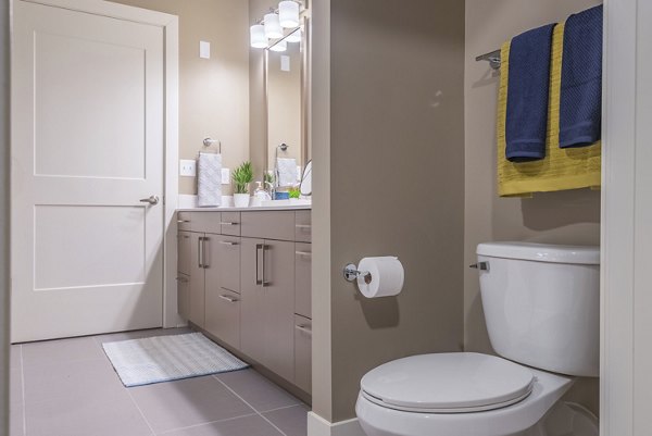 bathroom at Elan Yorktown Apartments