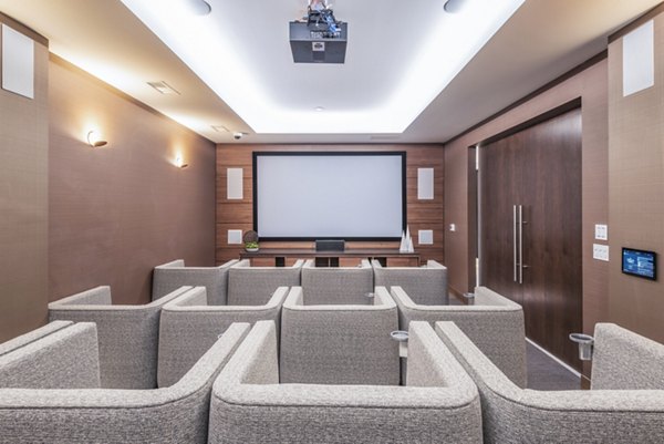 clubhouse theater at Elan Yorktown Apartments