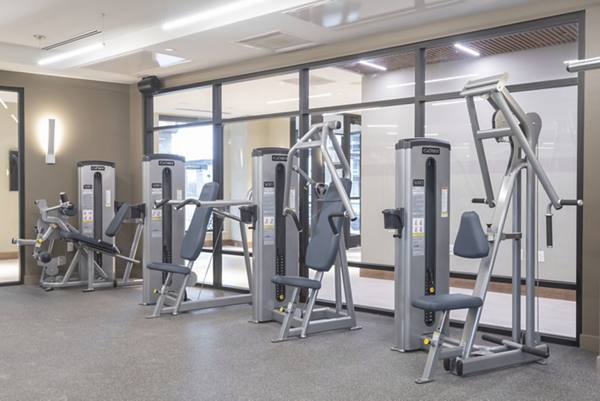 fitness center at Elan Yorktown Apartments