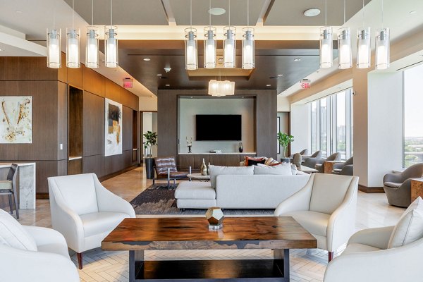 Clubhouse with modern design at Northshore Apartments featuring luxury amenities in a scenic setting