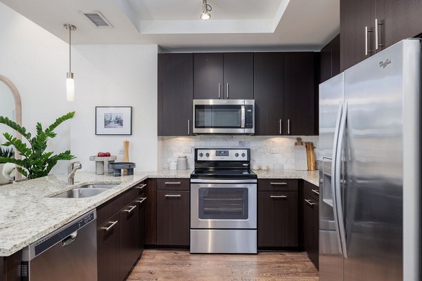 kitchen at Northshore Apartments