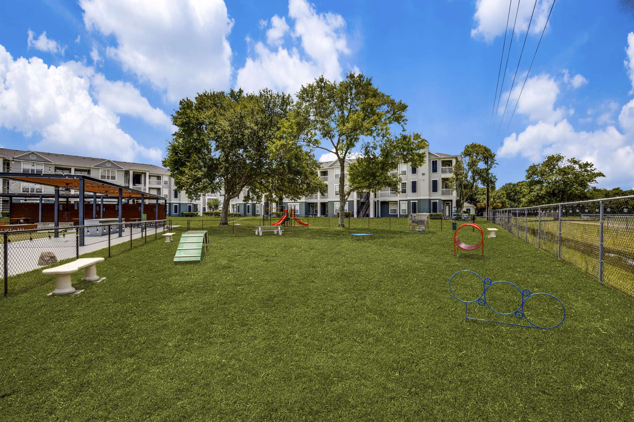dog park at Sandestin at Pearland Apartments