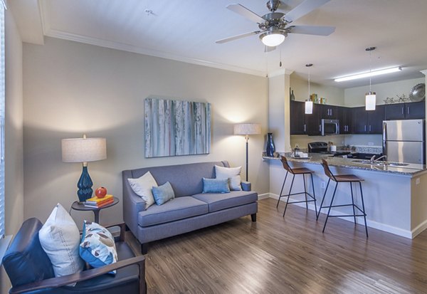 living room at Overture Frisco Apartments