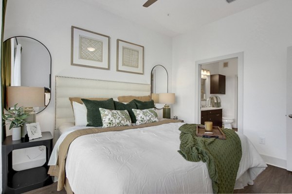 bedroom at The Bryant at Buckhead Village Apartments