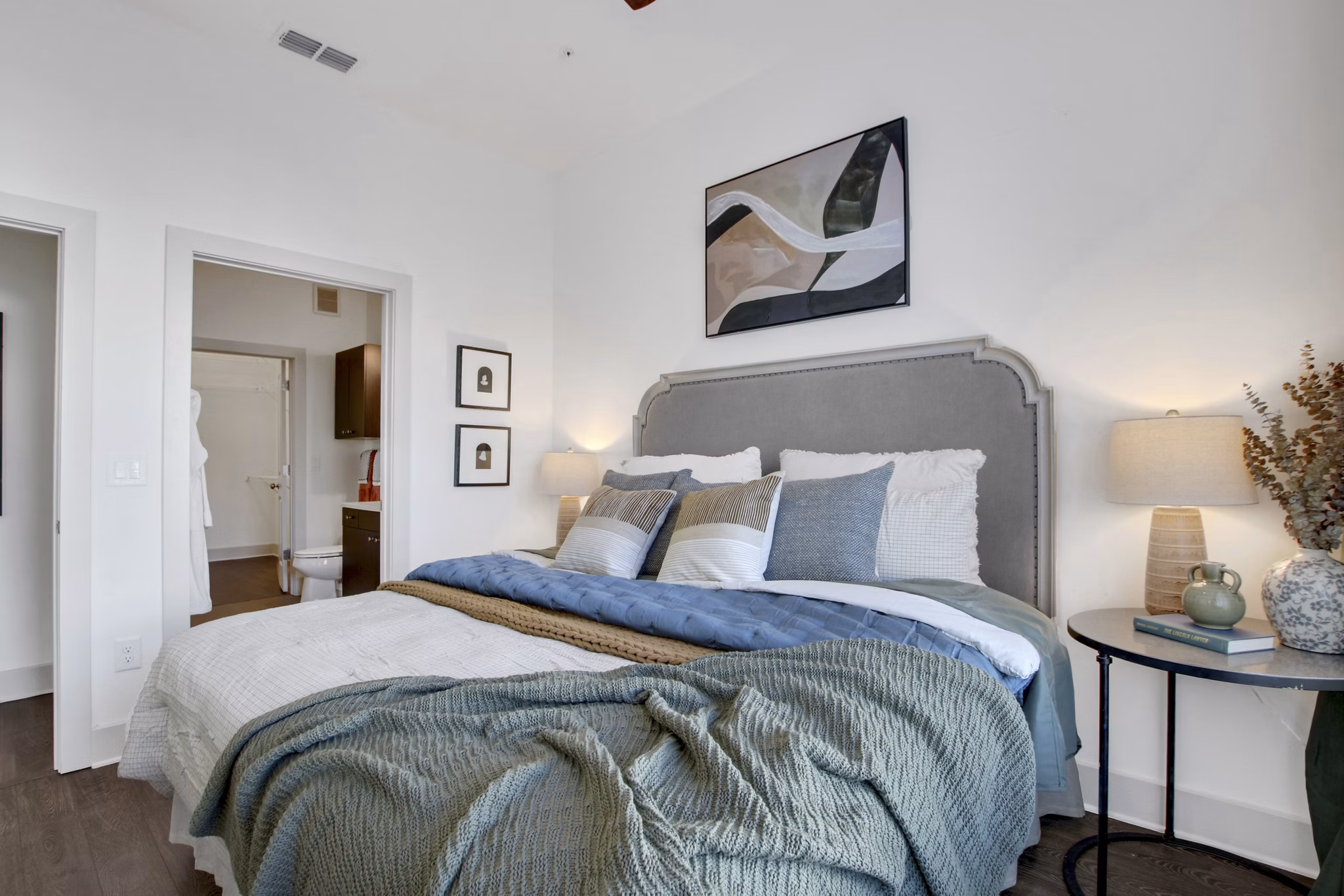 bedroom at The Bryant at Buckhead Village Apartments