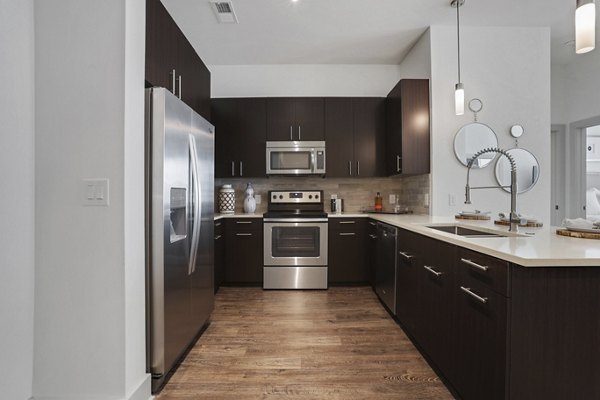 kitchen at The Bryant at Buckhead Village Apartments