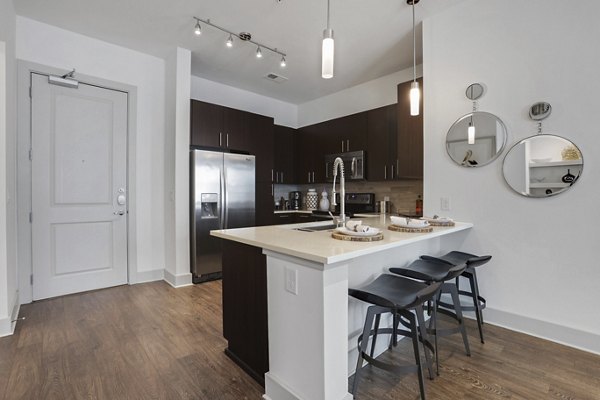 kitchen at The Bryant at Buckhead Village Apartments