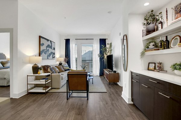 living room at The Bryant at Buckhead Village Apartments