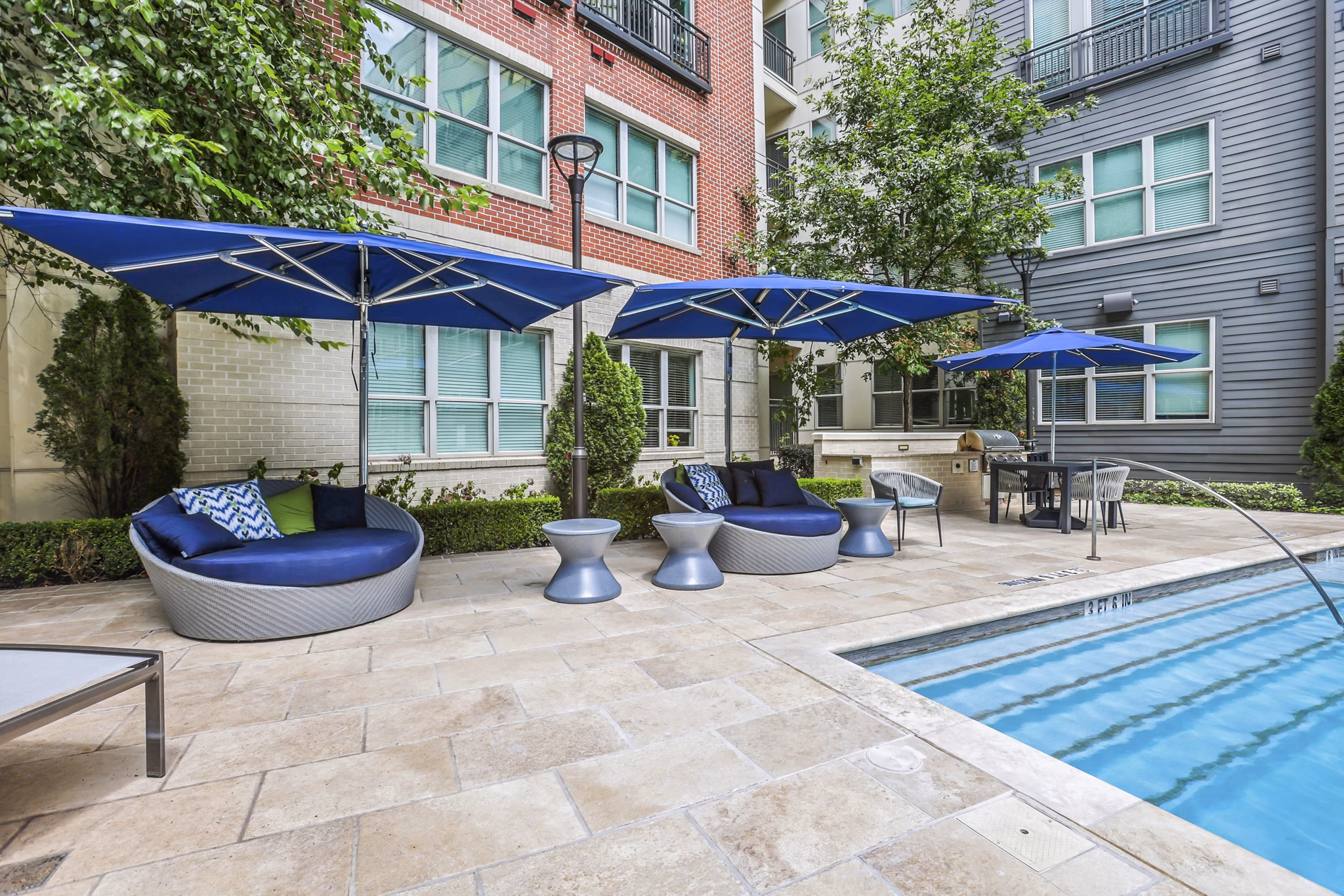 pool at The Bryant at Buckhead Village Apartments
